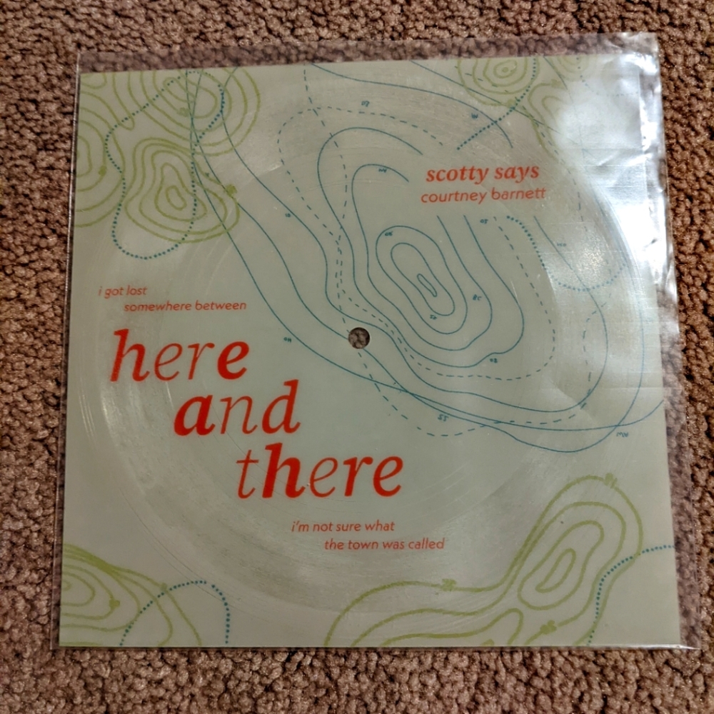 Courtney Barnett Flexi Disc Vinyl Here and There Festival